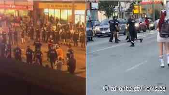 Seven Toronto police officers injured, four hospitalized, after incident near demonstration