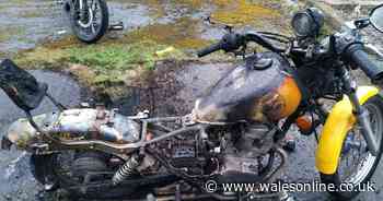 Man's motorbike set on fire for the third time in six months