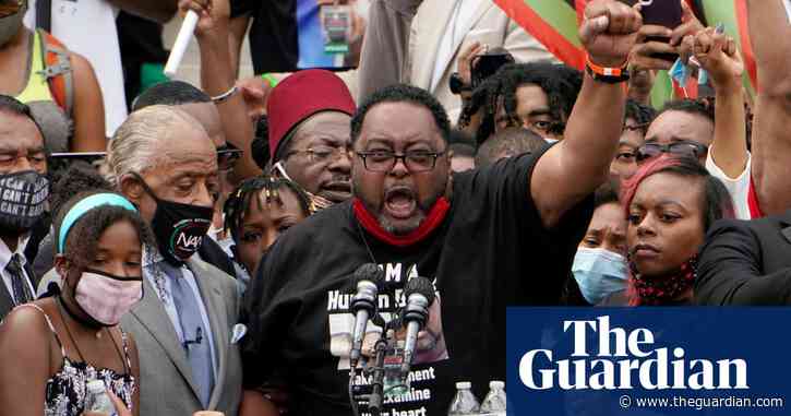 'We're not taking it any more': Jacob Blake's family lead Washington rally – video