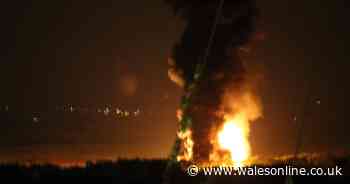 Huge train fire 'not believed to be caused by criminal activity'