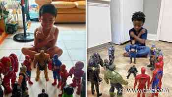 Kids Honor Chadwick Boseman with 'Avengers' Action Figure Memorials