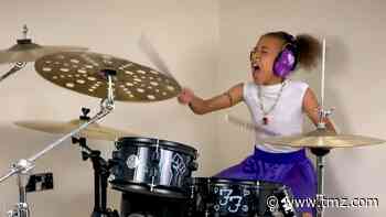 Dave Grohl Accepts 10-Year-Old's Drumming Challenge, Kicks It Back to Her