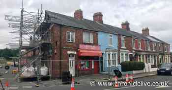 Emergency services called and road closed after building collapses in County Durham town - Chronicle Live