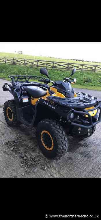 Quad and tools stolen from farm in County Durham - The Northern Echo