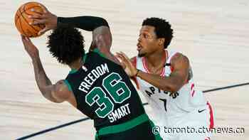 Celtics rout Toronto Raptors 112-94 in Game 1 of conference semifinals
