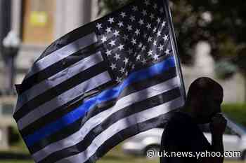 Rally supporting police draws scores to downtown Kenosha