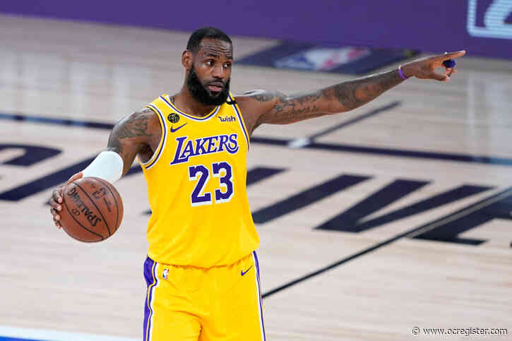 After a trying week and a Lakers series win, LeBron James pulls back from the brink