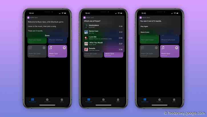 Apple revives classic ‘Music Quiz’ iPod game through the Shortcuts app on iOS 14