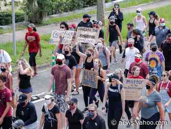 Counter-protester who pulled a gun on Black Lives Matter protesters in Florida after a fight erupted won't be charged
