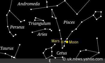 Starwatch: Moon to pass close to Mars in Pisces constellation