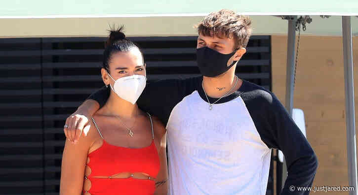 Dua Lipa & Anwar Hadid Keep Close After Lunch Date at Nobu