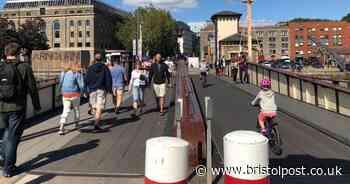 This is what Prince Street Bridge looked like this weekend without cars