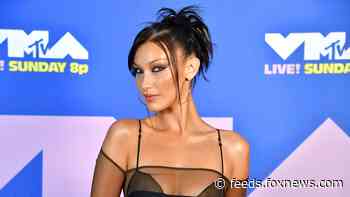 2020 MTV VMAs: Bella Hadid leaves little to the imagination in sheer shirt