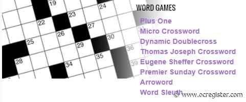 Don’t miss a new crossword or Sudoku by signing up for this newsletter