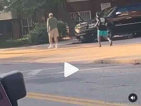 Police Search For Victim, Suspect In Baltimore Brick Attack Caught On Video