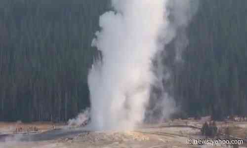 Worth the wait: Yellowstone’s Giantess Geyser erupts for first time in six years