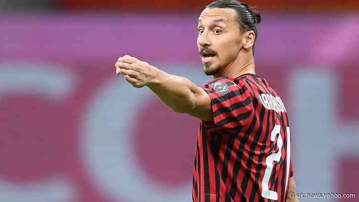 Veteran Swedish footballer Ibrahimovic announces he will play on at AC Milan