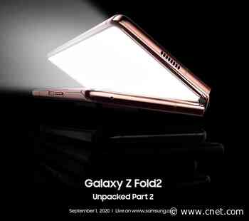 Samsung Unpacked Part 2 event: How to watch the Galaxy Z Fold 2 announcement     - CNET