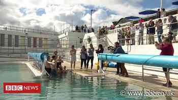 UK's 'first geothermal lido' opens in Cornwall