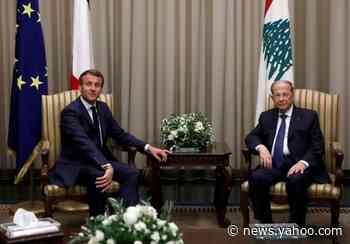Macron in Lebanon calls for speedy government formation