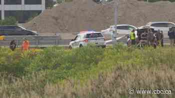 Small aircraft lands on Highway 404 north of Toronto; no injuries - CBC.ca