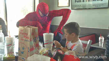 Little boy fighting cancer celebrated today for his efforts to give back to others in his shoes