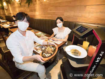 KT aiming for serving robots across Mad for Garlic restaurant chain