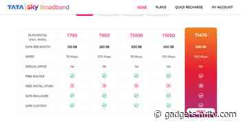 Tata Sky 300Mbps Fixed GB Broadband Plan Launched in Select Circles With 500GB Data Cap