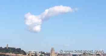 Concorde cloud spotted over Bristol