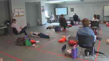 For first aid classes during the pandemic, it's pool-noodle mannequins to the rescue