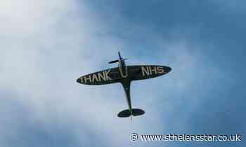 6 superb pics of Spitfire's 'Thank U NHS' flyover - St Helens Star