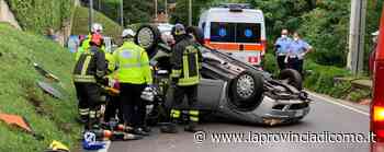 Erba, si ribalta con l'auto Ferito uomo di 45 anni - La Provincia di Como