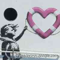 Banksy Funded (And Painted, Using A Fire Extinguisher) A Refugee Rescue Boat