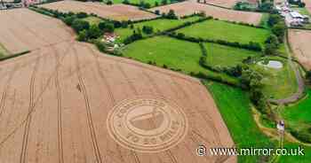 Weetabix is behind mysterious crop circle that has appeared in the countryside