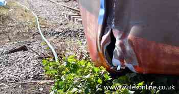 All the pictures from the Llangennech train derailment and fire