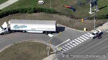 Young cyclist fatally struck by transport truck in Mississauga