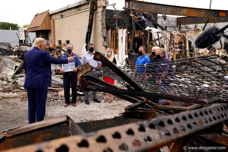 Trump wades into racial tensions with Kenosha visit