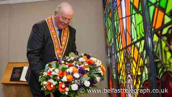 Orange Order's commemoration in Belfast for its slain members