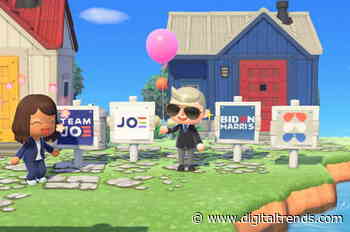 You can now display Biden campaign signs in Animal Crossing