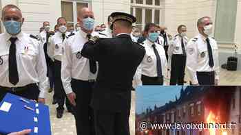 Incendie face au commissariat d'Arras : quatre policiers distingués pour acte de courage et de dévouement - La Voix du Nord