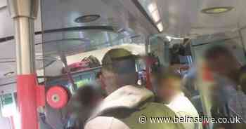 Translink investigating after shocking pictures show packed train - Belfast Live