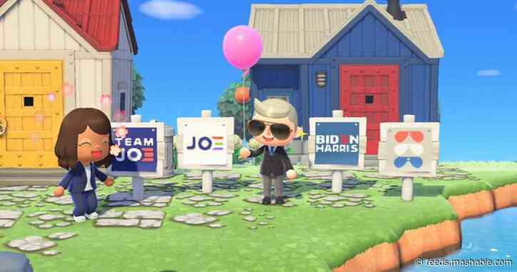 Biden and Harris launch yard signs for 'Animal Crossing: New Horizons'