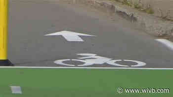 Temporary bike lane installed in Lackawanna