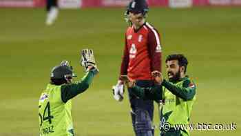 England v Pakistan: Tourists win by five runs in final-ball thriller
