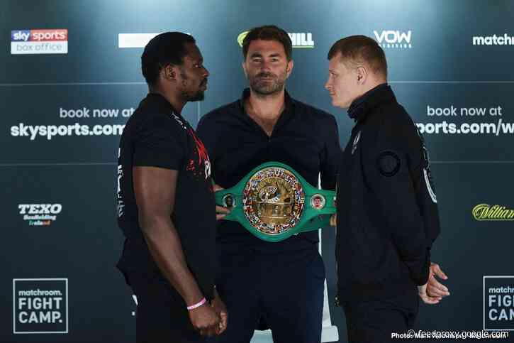 Alexander Povetkin vs. Dillian Whyte rematch on November 14th or 21st, says Eddie Hearn