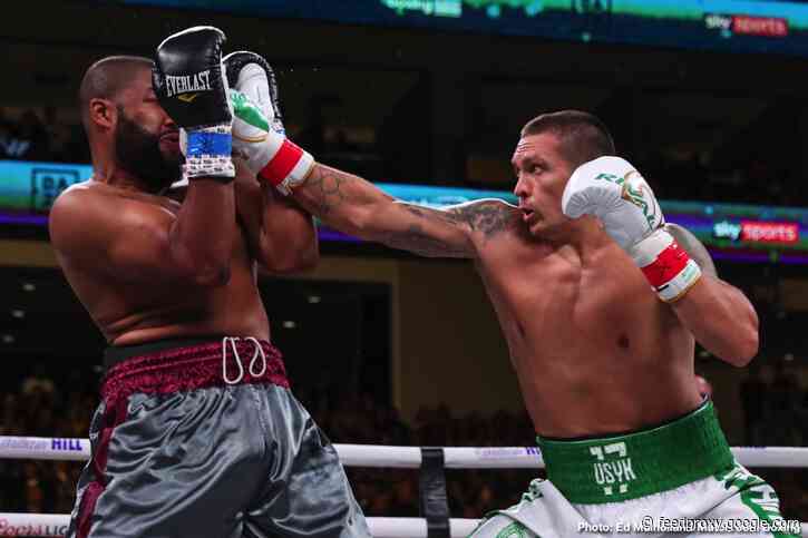 Oleksander Usyk won’t step aside for Joshua vs. Fury fight