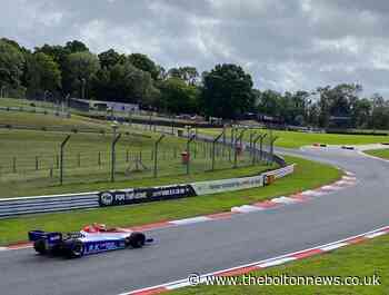 Formula 1 legend Johnny Herbert back in the driving seat at Brands Hatch­— with Bolton students as his race team