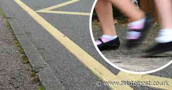 What are the rules on parking outside schools?