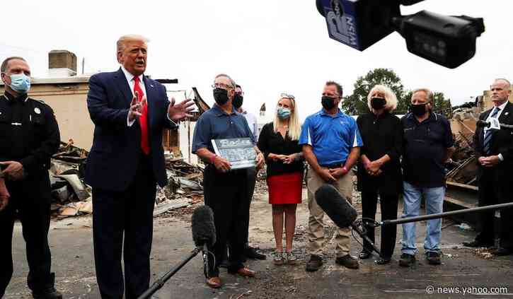 ‘It’s Almost as though They Don’t Want It to End’: Trump Contrasts Restoration of Order in Kenosha with Prolonged Rioting in Other Cities