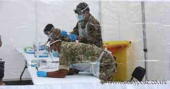 Four of North Wales' six regions have seen a coronavirus case increase overnight - North Wales Live